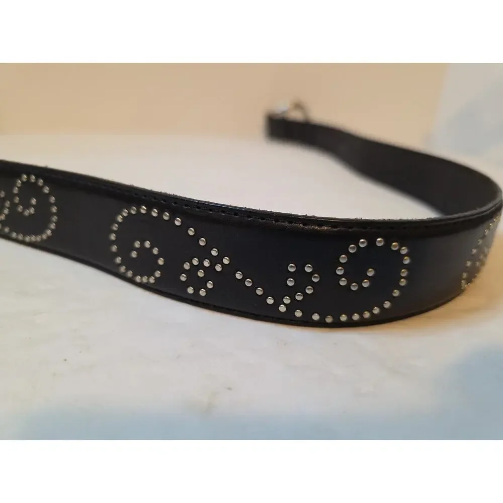 Brighton Belt Leather Studded Detail Women Size L / 34 Black B20403
